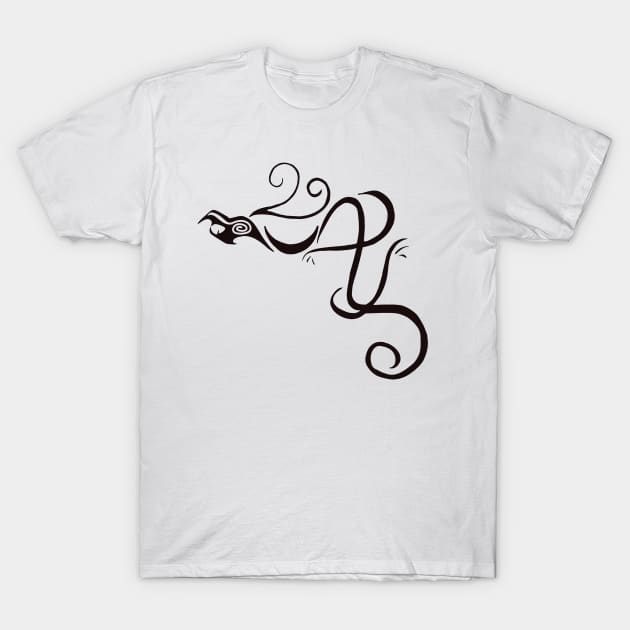 Draken tattoo T-Shirt by Miliena01-